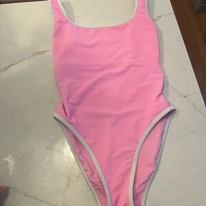 Size Medium Pink Lain Snow Swimsuit with New Straps